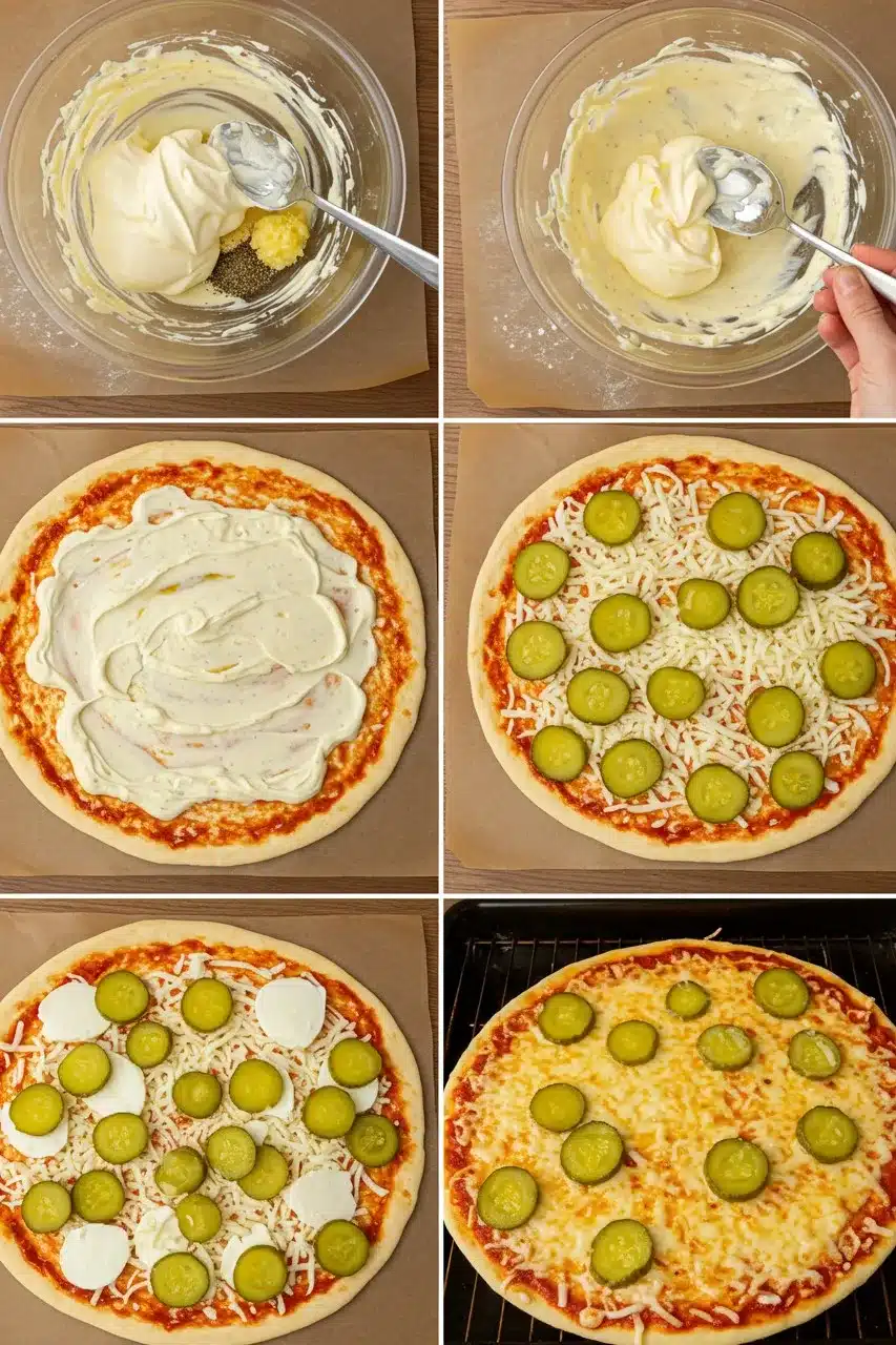 Making Pickle Pizza Step-by-Step Guide