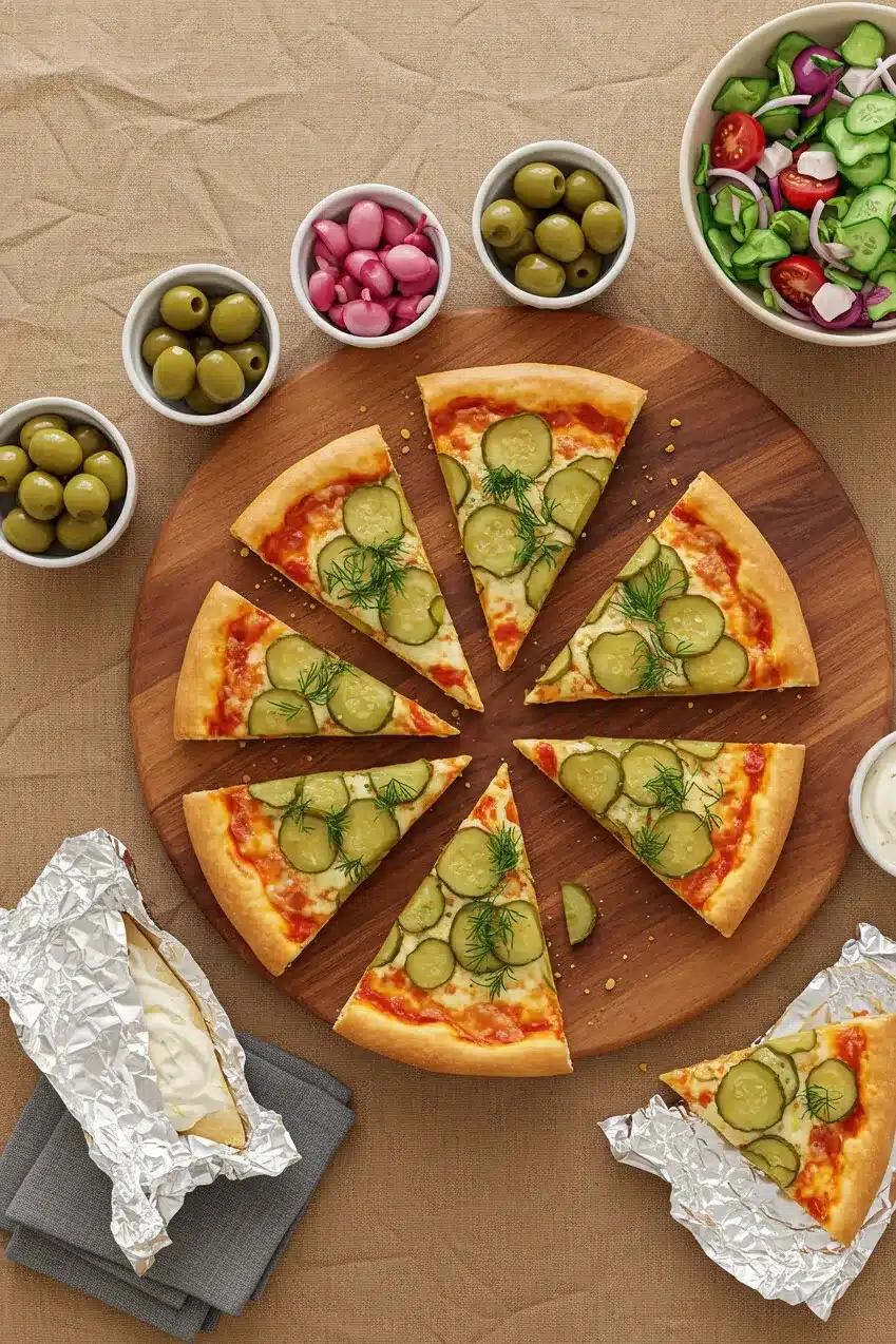 Serving Pickle Pizza with Style